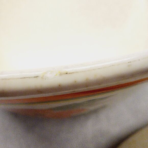 Vintage Orange Poppy Fire Flower Temper-Ware Lenox Casserole Lid Stand 1970s Mod - Picture 9 of 11